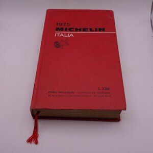 Vintage 1975 Michelin Italia ISBN 2 06 157 251-0 L.3300 Hard Cover Travel Book